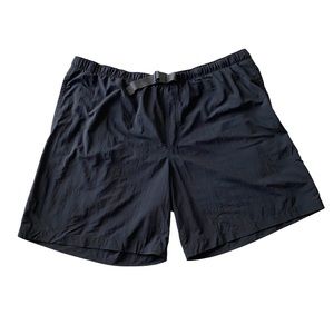 Columbia Swim Trunks Board Shorts Mens with Belt Adjustable Black Gray Grey XXL